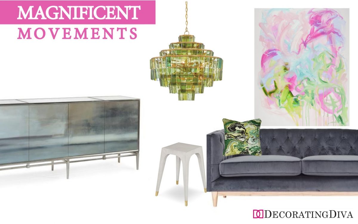 Magnificent Movements Contemporary Art Inspired Room Decor